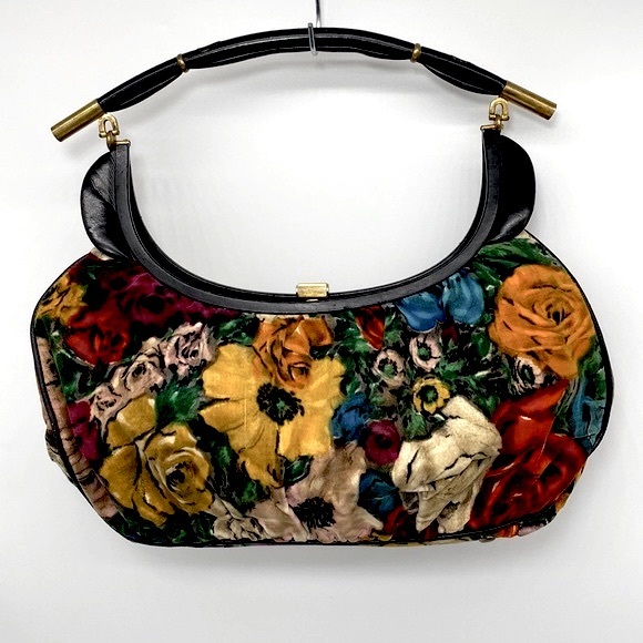Rosenfeld Bags Unique Rare Vintage Velvet Harry Rosenfeld Purse